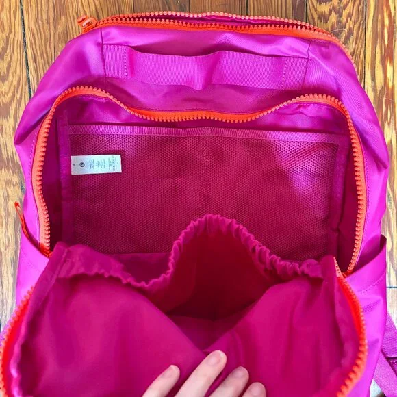 NWOT lululemon Everyday Backpack 2.0, 23L, Ripened Raspberry - Picture 7 of 8